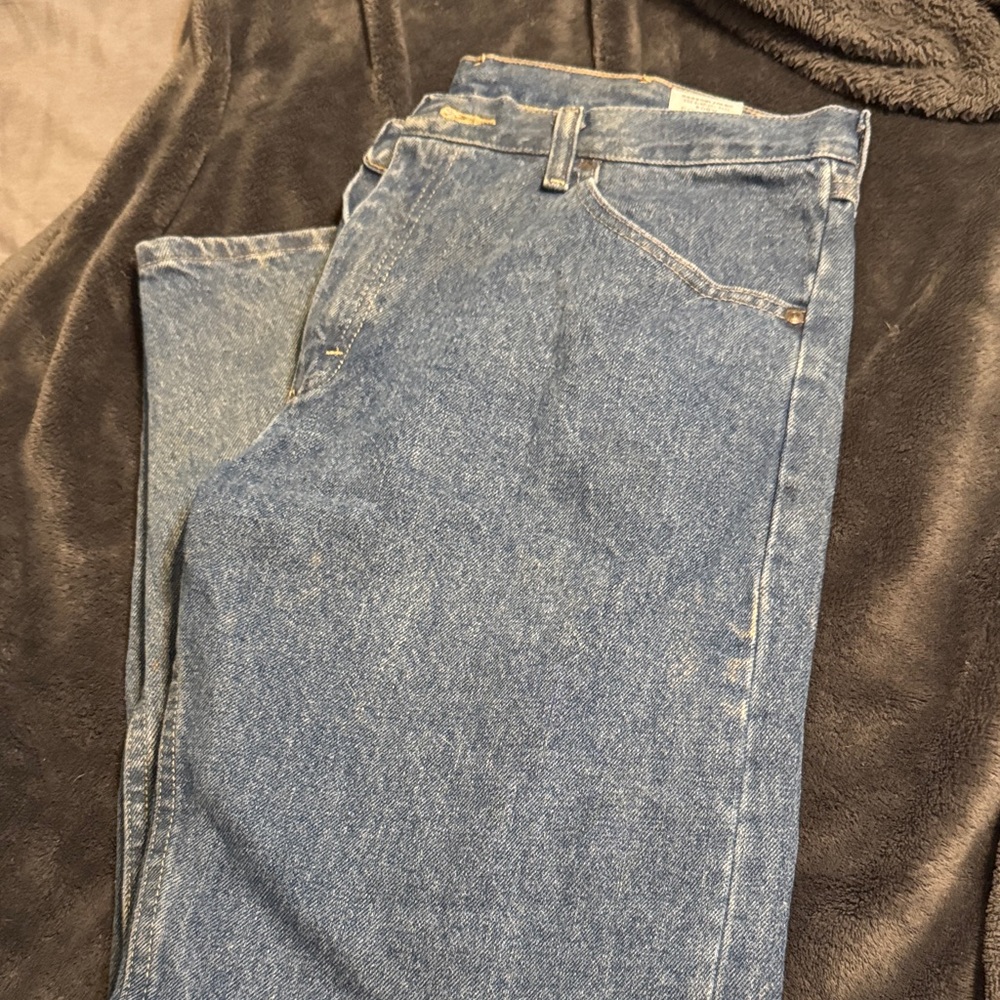 Wrangler Men's Bootcut Jeans in Classic Blue